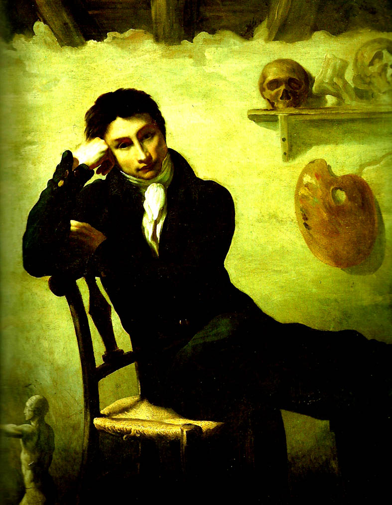 jeune artiste dans un atelier, dit autrefois autoportrait de gericault